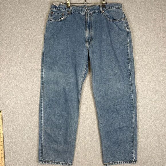 Levi’s 550 relaxed fit 40 x32 tapered leg mens jeans medium wash - Picture 1 of 10